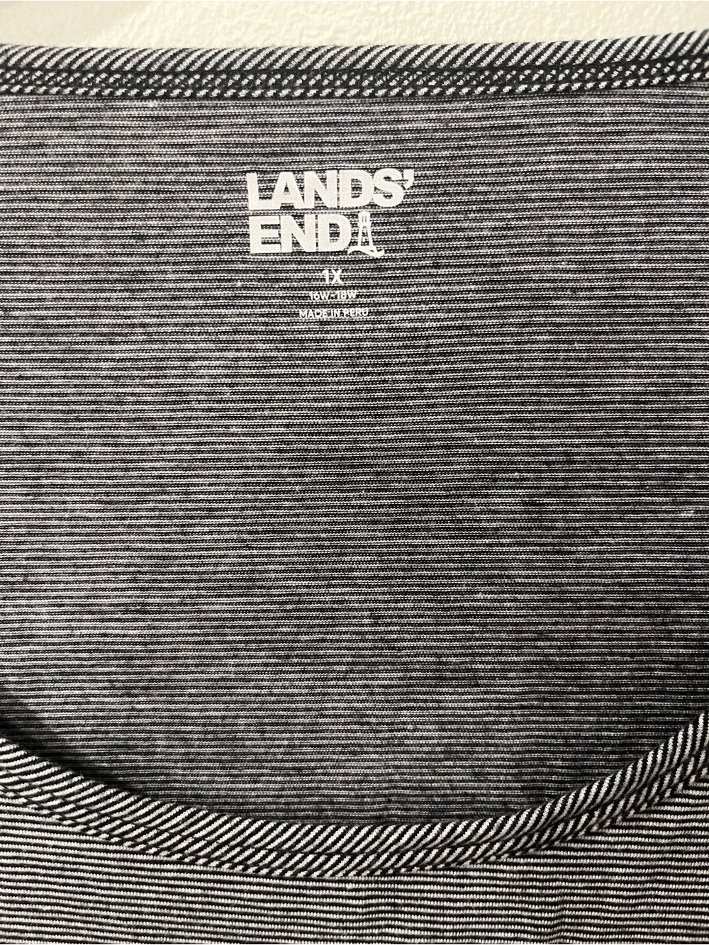 NWOT Lot of 3 Lands' End Side-Ruch Short Elbow Sleeve Tees Size 1X - Picture 10 of 14